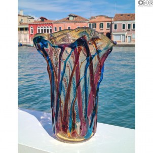 Filante Fantasy - Vaso Soffiato - Original Murano Glass